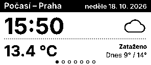 Obrazovka Počasí